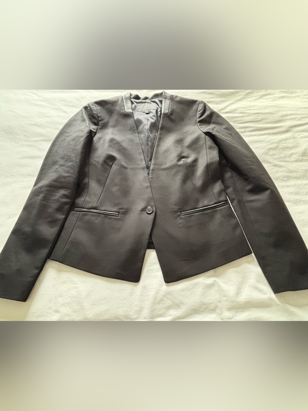 EUC! Banana Republic Cotton V-Neck Blazer